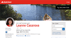 Desktop Screenshot of leannecasanova.com